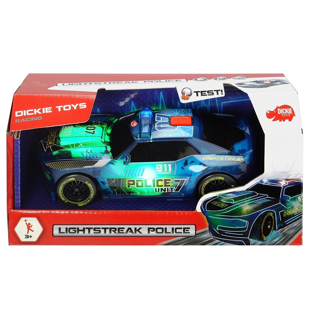 Automobilis su garsais ir šviesomis Dickie Toys 203763001 kaina ir informacija | Žaislai berniukams | pigu.lt