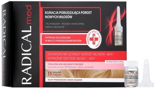 Ampulės plaukams Farmona Radical Med 15 x 5 ml kaina ir informacija | Priemonės plaukų stiprinimui | pigu.lt
