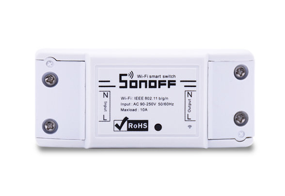 Sonoff BasicR2 išmanusis jungiklis kaina ir informacija | Apsaugos sistemos, valdikliai | pigu.lt