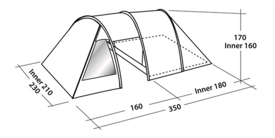 Palapinė Easy Camp Galaxy 300 kaina ir informacija | Palapinės | pigu.lt