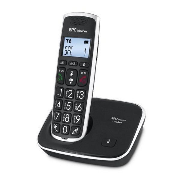 SPC 7608N, juodas kaina ir informacija | Stacionarūs telefonai | pigu.lt