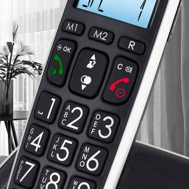 SPC 7608N, juodas kaina ir informacija | Stacionarūs telefonai | pigu.lt