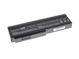 Green Cell Laptop Battery for Asus G50 G51 G60 M50 M50V N53 N53SV N61 N61VG N61JV kaina ir informacija | Akumuliatoriai nešiojamiems kompiuteriams | pigu.lt