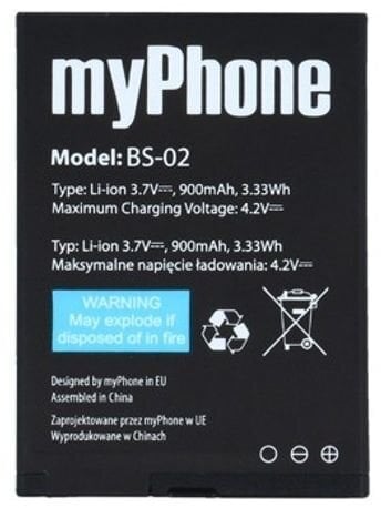 myPhone AKG000013 kaina ir informacija | Akumuliatoriai telefonams | pigu.lt