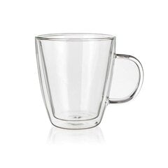 Dvigubo stiklo puodelis kaina ir informacija | Taurės, puodeliai, ąsočiai | pigu.lt