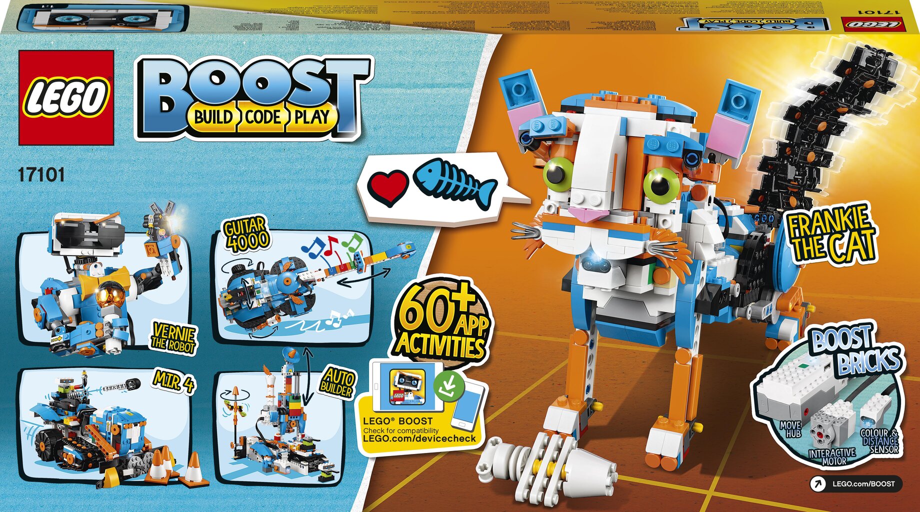 17101 LEGO® Boost Kūrybinė įrankių dėžė kaina ir informacija | Konstruktoriai ir kaladėlės | pigu.lt
