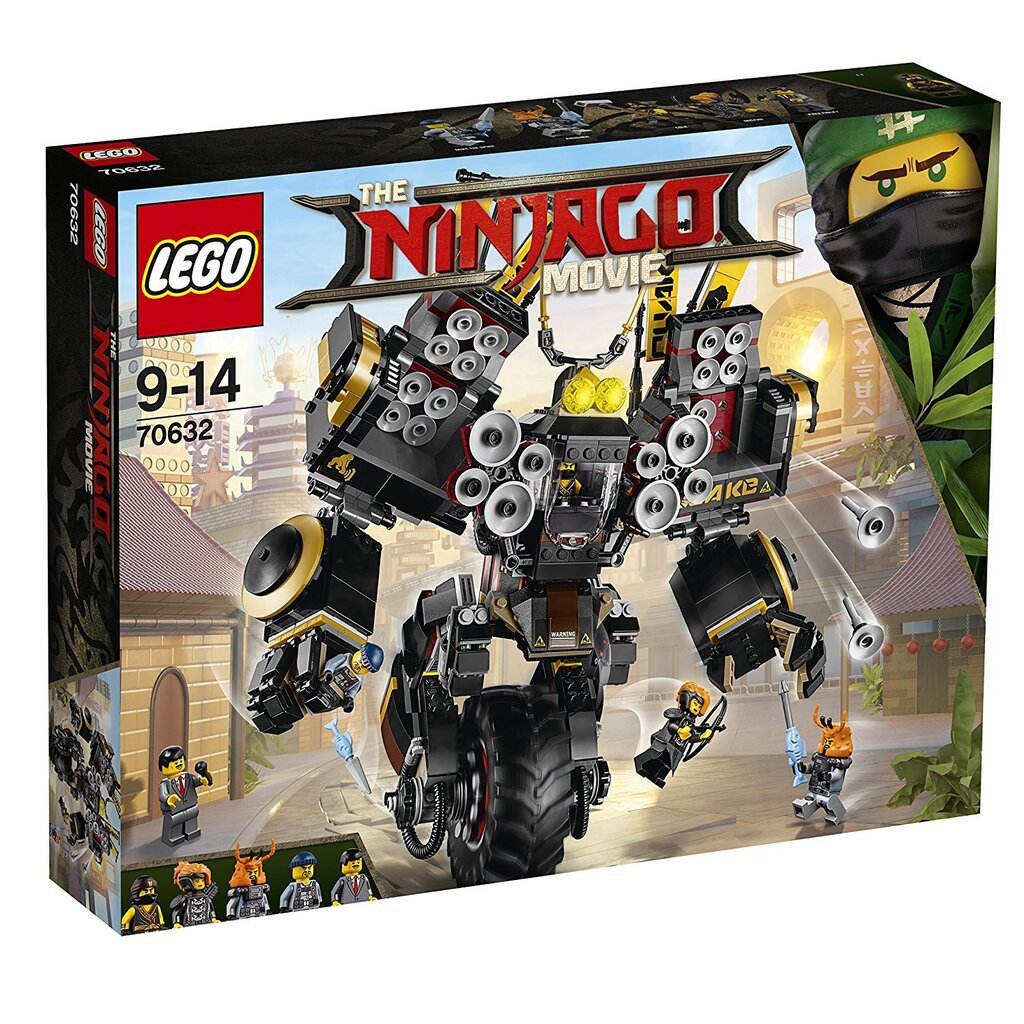 70632 LEGO® NINJAGO Žemės drebėjimo robotas kaina ir informacija | Konstruktoriai ir kaladėlės | pigu.lt