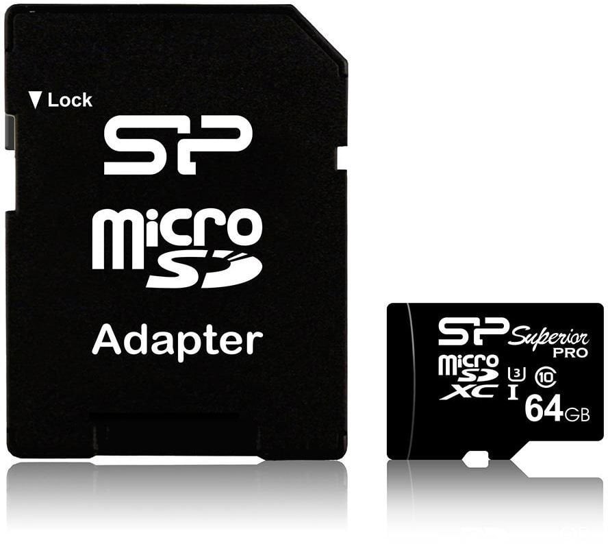 Atminties kortelė Silicon Power SP064GBSTXDU3V10SP цена и информация | Atminties kortelės fotoaparatams, kameroms | pigu.lt