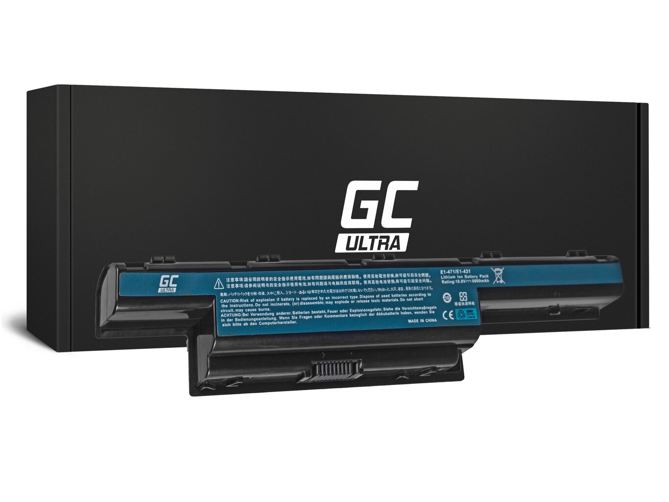 Green Cell Ultra Laptop Battery for Acer Aspire 5740G 5741G 5742G 5749Z 5750G 5755G E1-531G E1-571G kaina ir informacija | Akumuliatoriai nešiojamiems kompiuteriams | pigu.lt