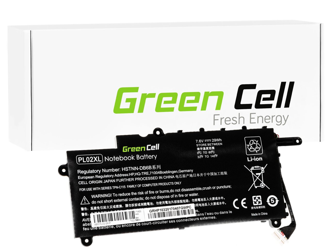 Green Cell Laptop Battery for HP Pavilion x360 11-N i HP x360 310 G1 цена и информация | Akumuliatoriai nešiojamiems kompiuteriams | pigu.lt