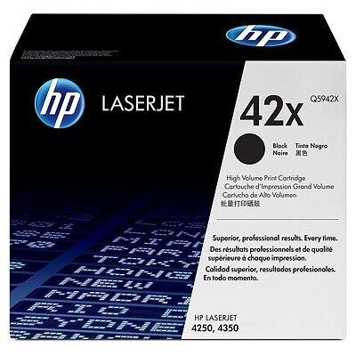 HP No.42X HC (Q5942X) EOL, juoda kasetė цена и информация | Kasetės lazeriniams spausdintuvams | pigu.lt