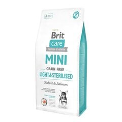Brit Care Grain Free Mini Light & Sterilised 7 кг цена и информация | Brit Care Для собак | pigu.lt