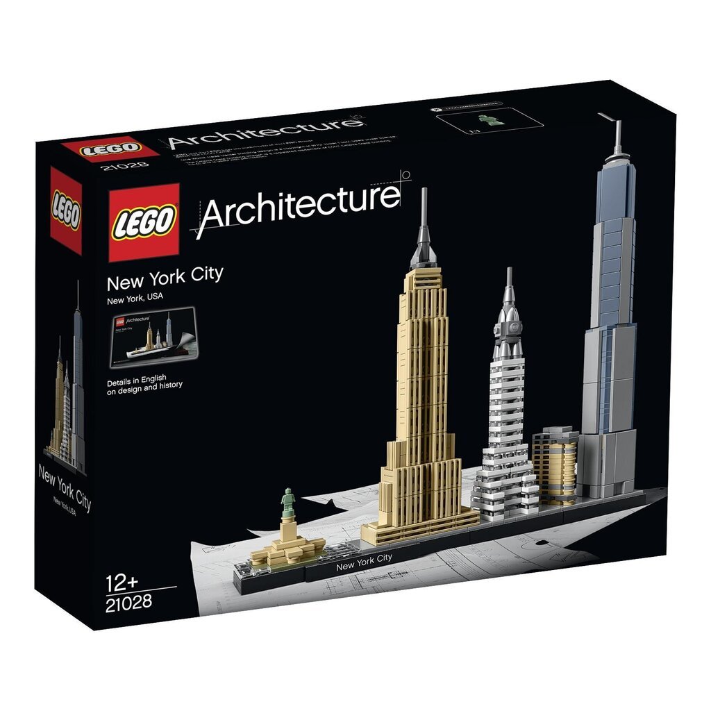 21028 LEGO® Architecture Niujorkas цена и информация | Konstruktoriai ir kaladėlės | pigu.lt
