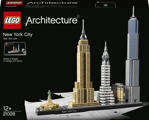 Конструктор LEGO® Architecture 21028 Нью-Йорк цена и информация | Конструкторы и кубики | pigu.lt