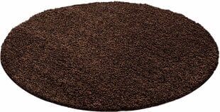 Ayyildiz kilimas Shaggy Dream Brown 4000, Ø 120 cm kaina ir informacija | Kilimai | pigu.lt