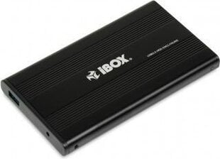 Корпус для 2,5-дюймового жесткого диска iBox HD-02, черный цена и информация | Внутренние жёсткие диски (HDD, SSD, Hybrid) | pigu.lt
