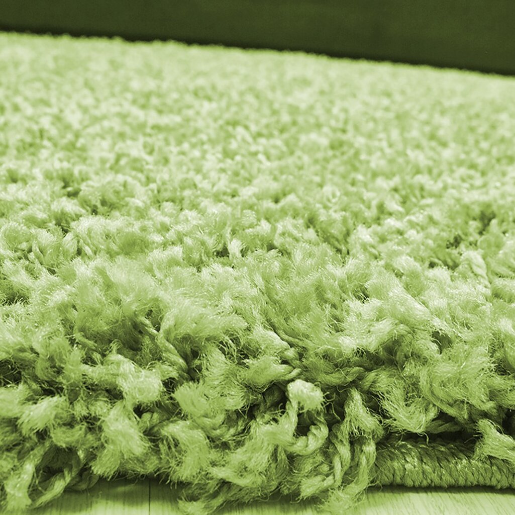 Ayyildiz kilimas Shaggy Dream Green 4000, Ø 120 cm kaina ir informacija | Kilimai | pigu.lt