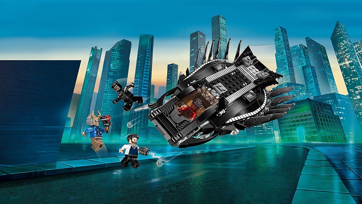 76100 LEGO® Super Heroes Royal Talon naikintuvo ataka цена и информация | Konstruktoriai ir kaladėlės | pigu.lt