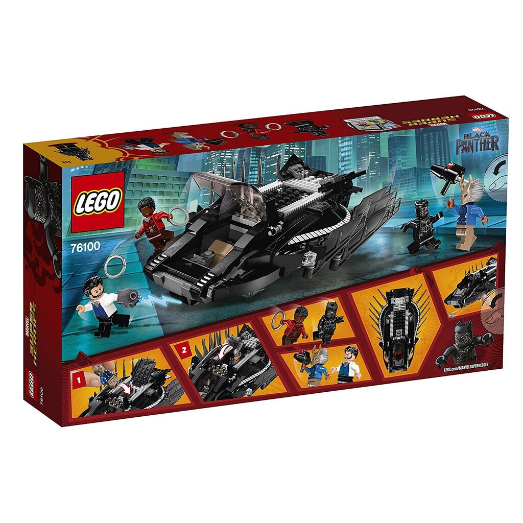 76100 LEGO® Super Heroes Royal Talon naikintuvo ataka цена и информация | Konstruktoriai ir kaladėlės | pigu.lt