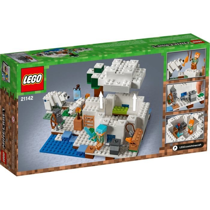21142 LEGO® Minecraft The Polar Igloo цена и информация | Konstruktoriai ir kaladėlės | pigu.lt