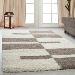 Ayyildiz kilimas Shaggy Gala Beige 2505, 100x200 cm kaina ir informacija | Kilimai | pigu.lt