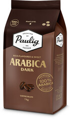 Paulig Arabica Dark kavos pupelės, 1kg kaina ir informacija | Kava, kakava | pigu.lt