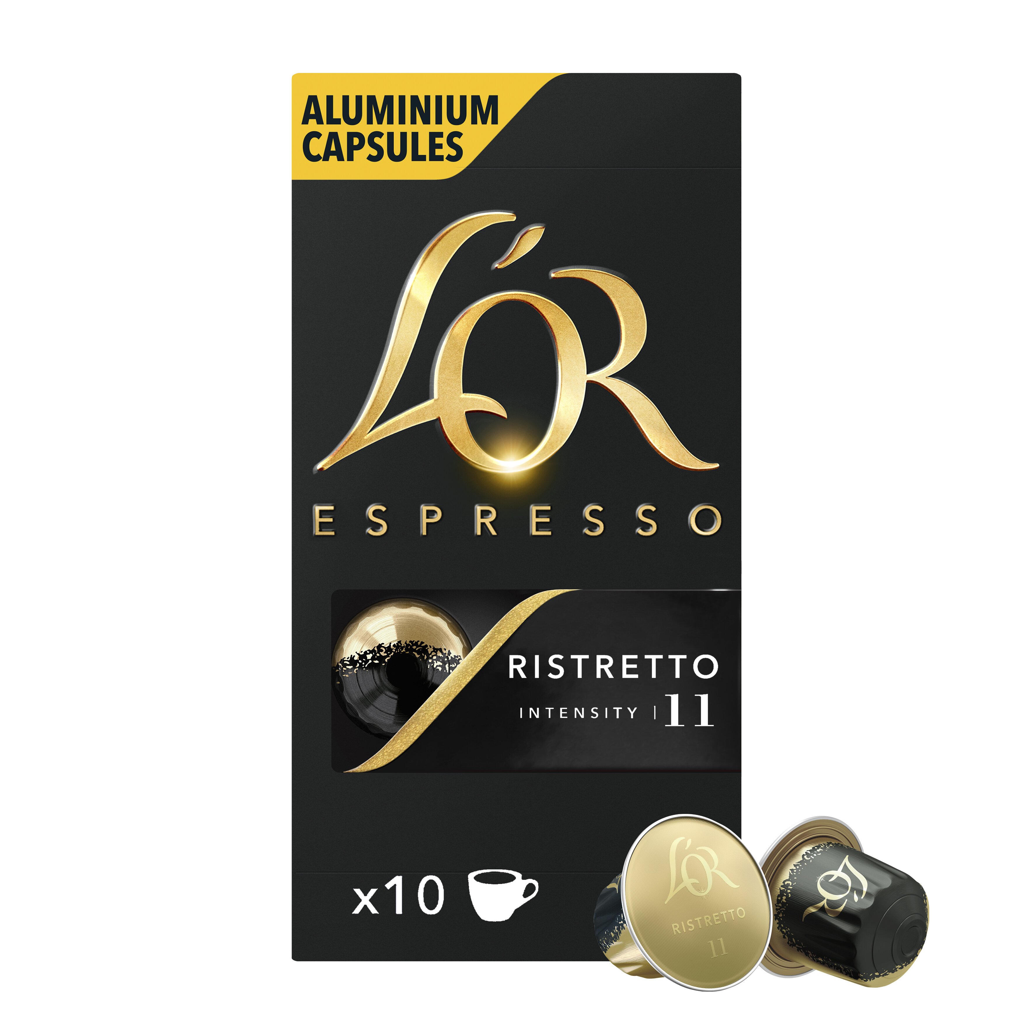 Kavos kapsulės L'OR RISTRETTO, 10 Nespresso® aparatų kapsulių kaina |  pigu.lt