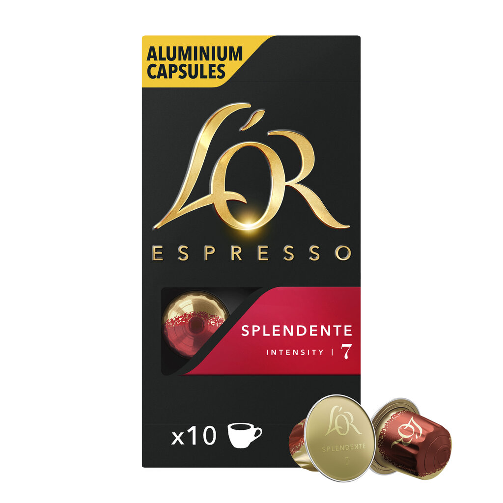 Kavos kapsulės L'OR SPLENDENTE , 10 Nespresso® aparatų kapsulių kaina ir informacija | Kava, kakava | pigu.lt