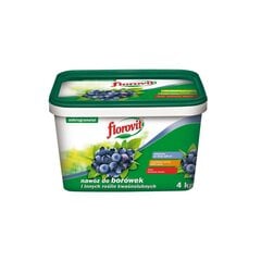 Granuliuotos trąšos šilauogėms Florovit, 4KG kaina ir informacija | Birios trąšos | pigu.lt