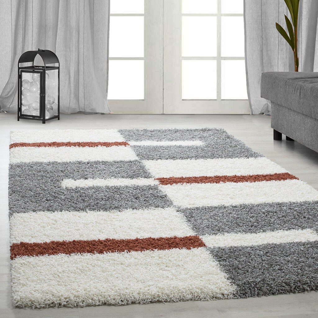 Ayyildiz kilimas Shaggy Gala Terra 2505, 80x150 cm kaina ir informacija | Kilimai | pigu.lt