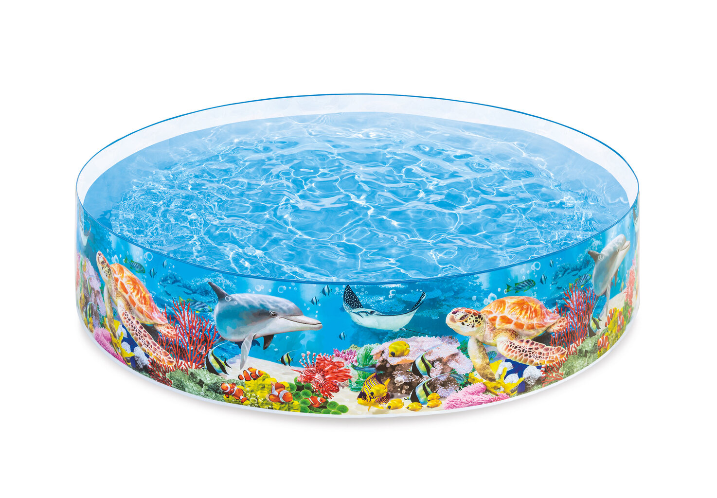 Ramstinis baseinas Intex Deep Blue Sea Snapset 244 x 46 cm цена и информация | Baseinai | pigu.lt