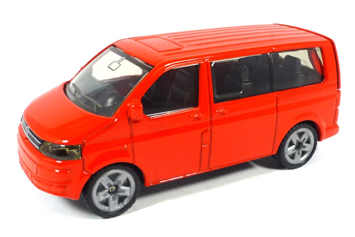 Automobilis Furgonas VW Siku, raudonas цена и информация | Žaislai berniukams | pigu.lt