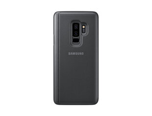 Samsung Clear View EF-ZG965CBEGWW skirtas Samsung Galaxy S9+ (G965), juoda kaina ir informacija | Telefono dėklai | pigu.lt