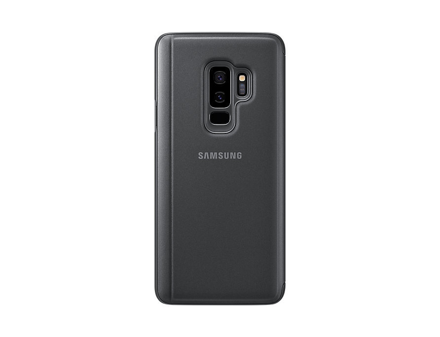 Samsung Clear View EF-ZG965CBEGWW skirtas Samsung Galaxy S9+ (G965), juoda цена и информация | Telefono dėklai | pigu.lt