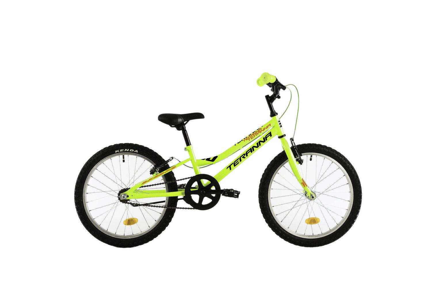 Vaikiškas dviratis DHS Teranna 2003 20", geltonas kaina ir informacija | Dviračiai | pigu.lt