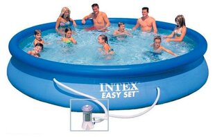 Baseinas Intex Easy Set 457x84 cm, su filtru kaina ir informacija | INTEX Sportas, laisvalaikis, turizmas | pigu.lt