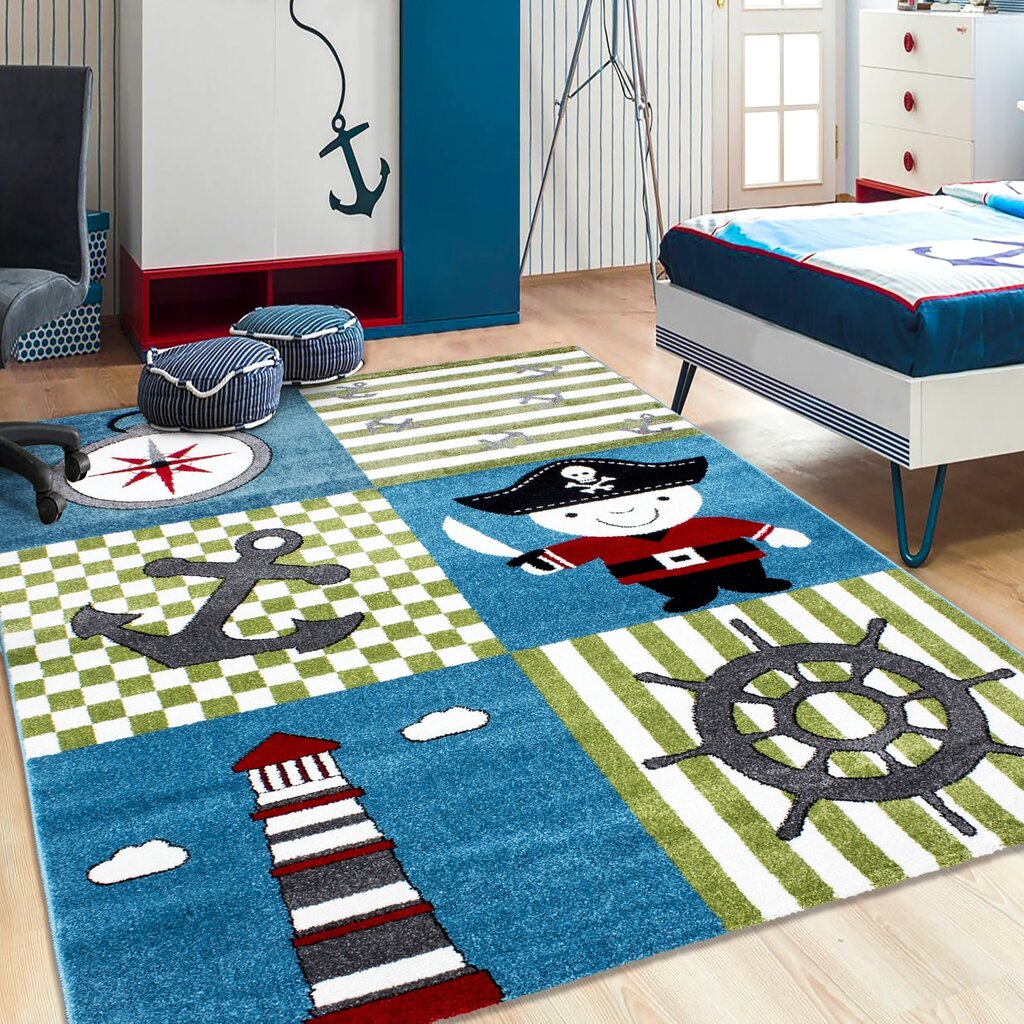 Ayyildiz vaikiškas kilimas Kids Multi 0450, 80x150 cm kaina ir informacija | Kilimai | pigu.lt