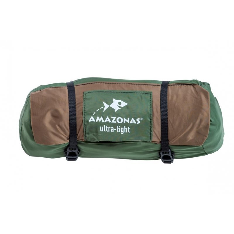 Hamakas Amazonas Adventure Moskito Hammock Thermo, žalias/rudas цена и информация | Hamakai | pigu.lt