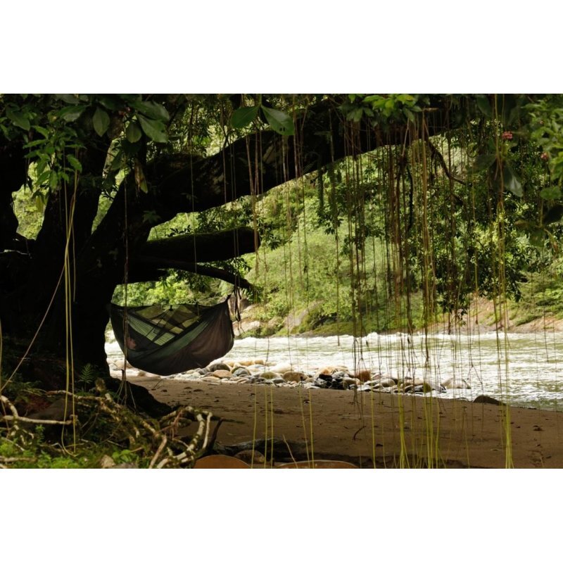 Hamakas Amazonas Adventure Moskito Hammock Thermo, žalias/rudas цена и информация | Hamakai | pigu.lt