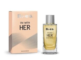 Tualetinis vanduo BI-ES I'm With Her EDT moterims, 100 ml kaina ir informacija | Kvepalai moterims | pigu.lt