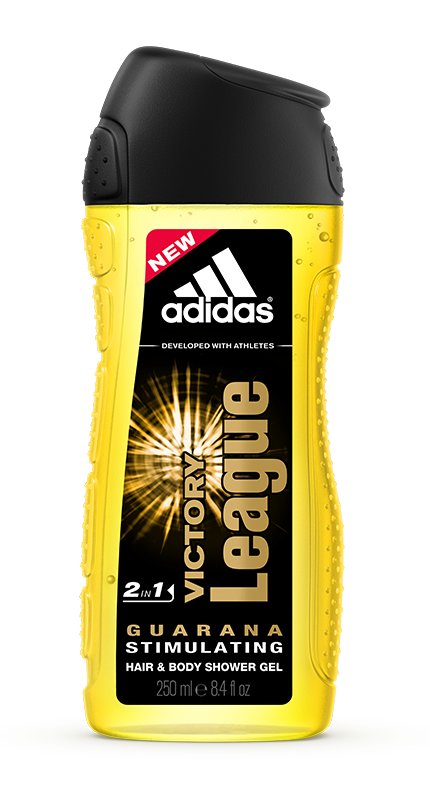 Dušo želė Adidas Victory League vyrams, 250 ml