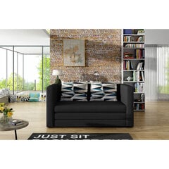 Išskleidžiama sofa NORE Neva, juoda kaina ir informacija | Sofos | pigu.lt