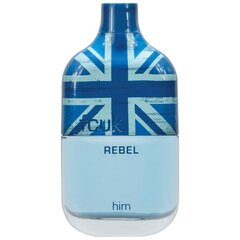 Tualetinis vanduo FCUK Rebel EDT vyrams 100 ml kaina ir informacija | Kvepalai vyrams | pigu.lt