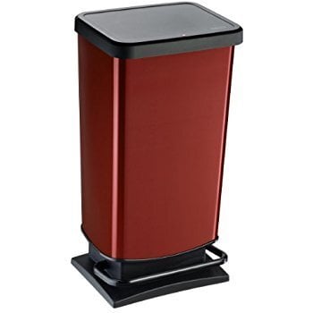 Šiukšlių dėžė su pedalu Rotho Paso, 40L, raudonos sp. kaina ir informacija | Šiukšliadėžės | pigu.lt