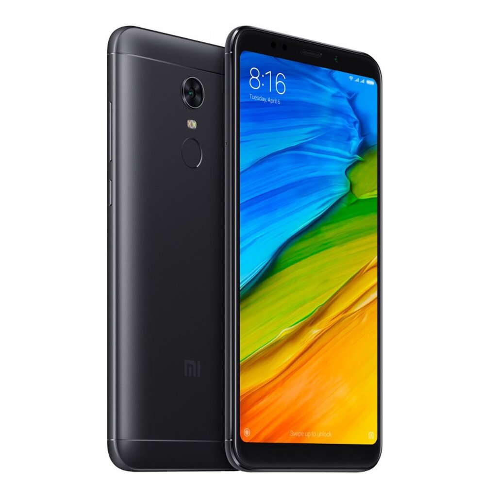 Xiaomi Redmi 5 Plus, 4/64 GB, Dual SIM Black kaina ir informacija | Mobilieji telefonai | pigu.lt