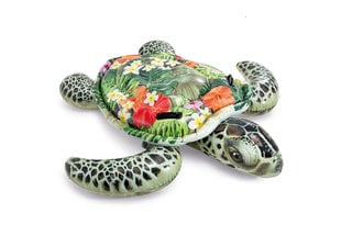 Pripučiamas plaustas Intex Realistic Sea Turtle kaina ir informacija | Pripučiamos ir paplūdimio prekės | pigu.lt