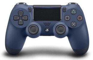 Sony DualShock 4 PS4 Midnight Blue kaina ir informacija | Sony Žaidimų kompiuteriai, priedai | pigu.lt