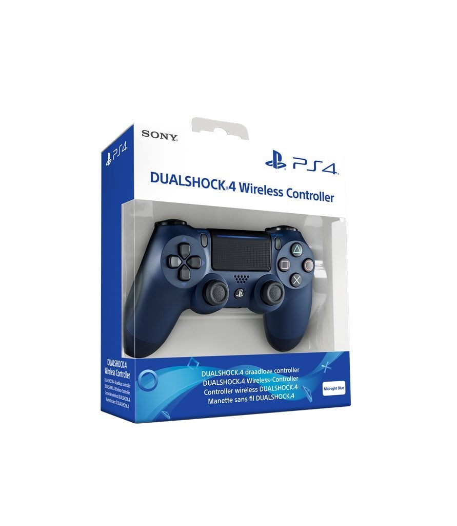 Sony DualShock 4 PS4 Midnight Blue цена и информация | Žaidimų pultai  | pigu.lt