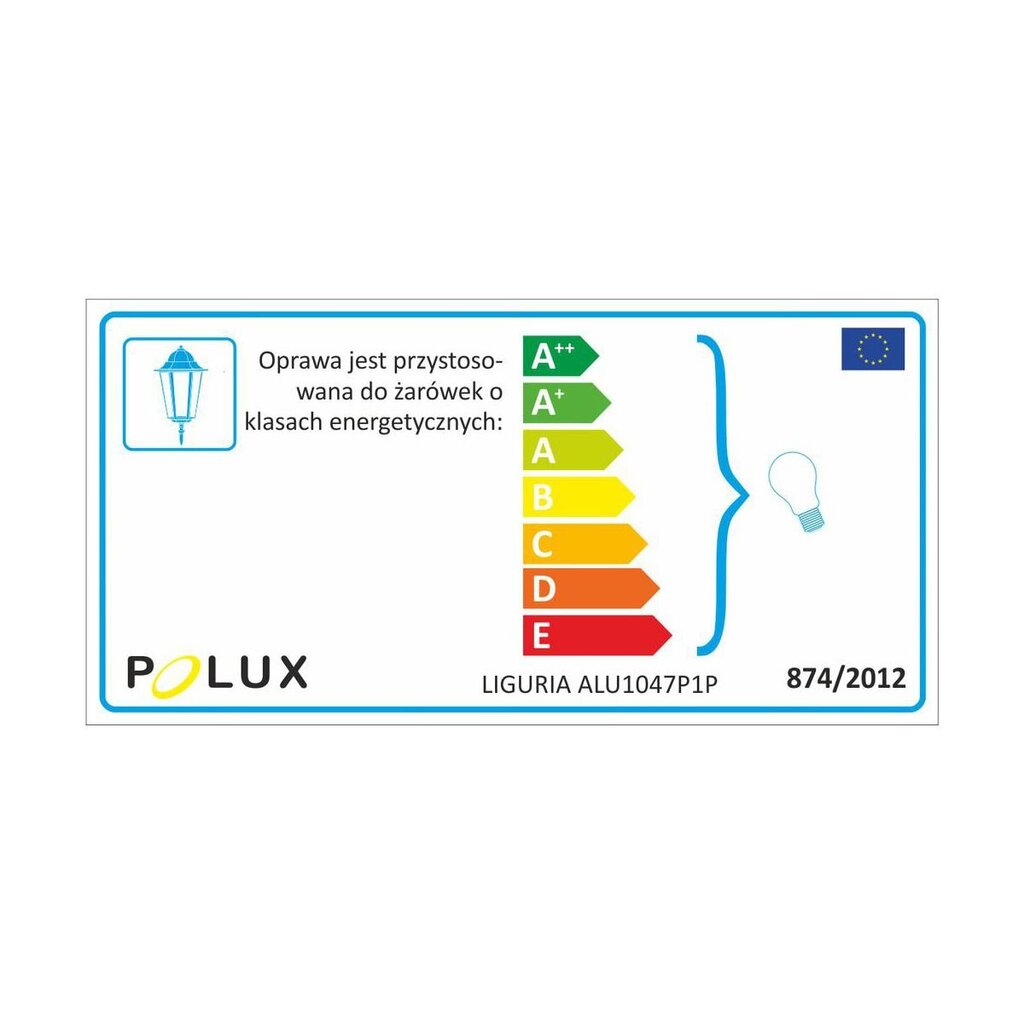 Lauko šviestuvas Polux цена и информация | Lauko šviestuvai | pigu.lt