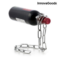 InnovaGoods butelio laikiklis, sidabrinės spalvos kaina ir informacija | Virtuvės įrankiai | pigu.lt